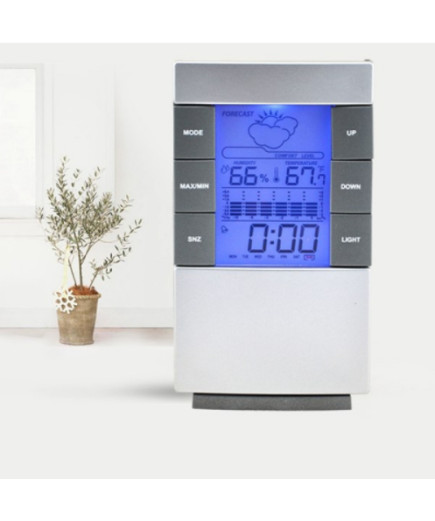 Термогігрометр CX-506 (0°C... +50°C; 20%...95%) з календарем, годинником і будильником