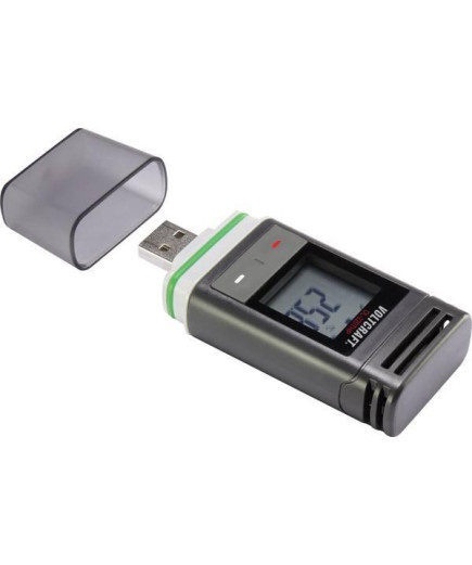 Реєстратор температури, вологості і тиску Voltcraft DL-220 THP (-30...+60°C; 0-100%) IP65. Німеччина