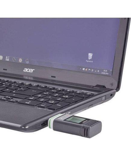 Реєстратор температури, вологості і тиску Voltcraft DL-220 THP (-30...+60°C; 0-100%) IP65. Німеччина