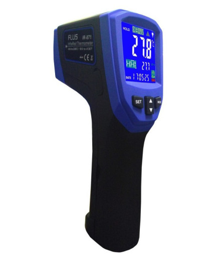 Пірометр FLUS IR-871 (-50...+2280 З) з термопарою К-типу, картою пам'яті,