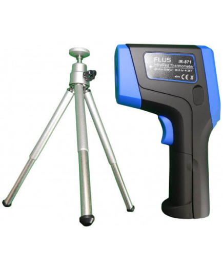 Пірометр FLUS IR-871 (-50...+2280 З) з термопарою К-типу, картою пам'яті,