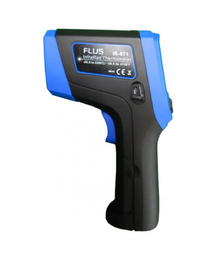 Пірометр FLUS IR-871 (-50...+2280 З) з термопарою К-типу, картою пам'яті,