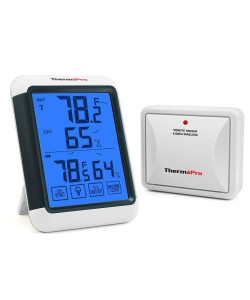 Термогігрометр ThermoPro TP65S / TP65A з дистанційним датчиком T° (60 метрів)