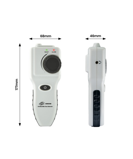 Детектор горючих газів Benetech GM8800B
