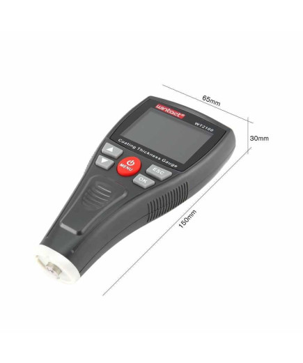 Товщиномір лакофарбових покриттів WINTACT WT2100 (від 0 мкм до 1800 мкм) Fe