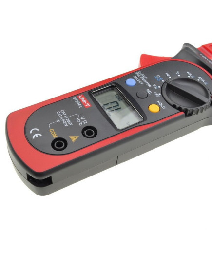 Токоизмерительные клещи UNI-T UT204А (UTM 1204A) (DC/AC до 400А, 600В, 40МОм, 10МГц, 100мкФ, 1000°C)