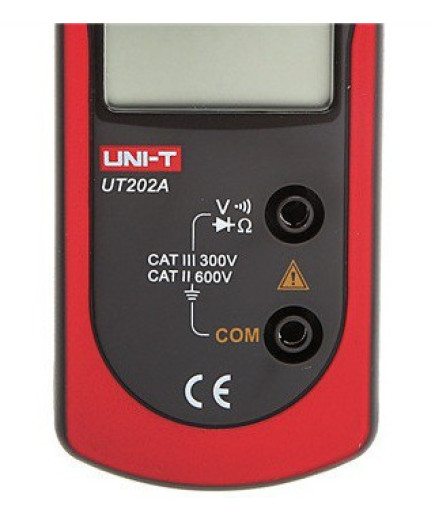 Токоизмерительные клещи UNI-T UT202A (UTM 1202A) (до 600A, 600В, 20МОМ)