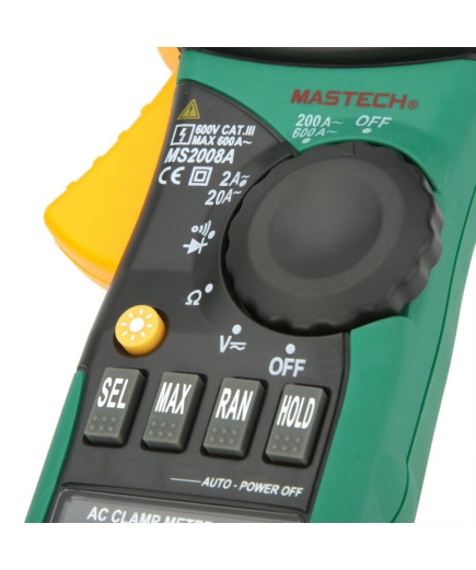 Струмовимірювальні кліщі Mastech MS2008A