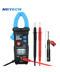 Струмові кліщі NKTECH NK210E (AC: 200A; DC:600; AC: 600V; Опір: 6 КОм)