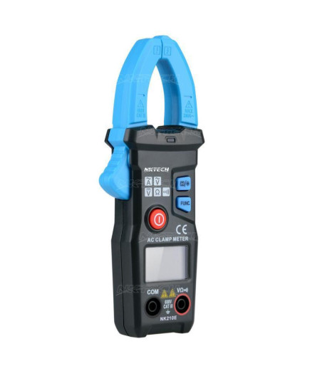Струмові кліщі NKTECH NK210E (AC: 200A; DC:600; AC: 600V; Опір: 6 КОм)