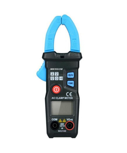 Струмові кліщі NKTECH NK210E (AC: 200A; DC:600; AC: 600V; Опір: 6 КОм)