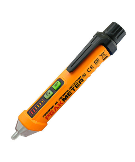 Детектор змінного (AC) напруги Peakmeter PM8908C (12-1000 V / 50/60Hz) зі звуковою та світловою індикацією