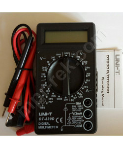 Цифровий мультиметр DT830D (до 1000В, 10А, 2МОм) виробництва UNIT