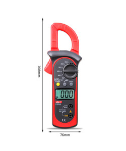 Кліщі струмовимірювальні UNIT UT200A (UTM 1200A) AC<200А, AC/DC<600В