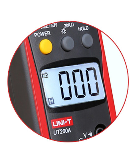Кліщі струмовимірювальні UNIT UT200A (UTM 1200A) AC<200А, AC/DC<600В