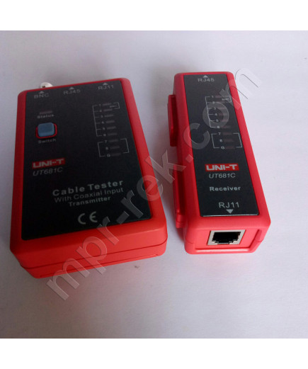 Тестер кабелю UNIT UT681C для інтерфейсу RJ45 RJ11 BNC