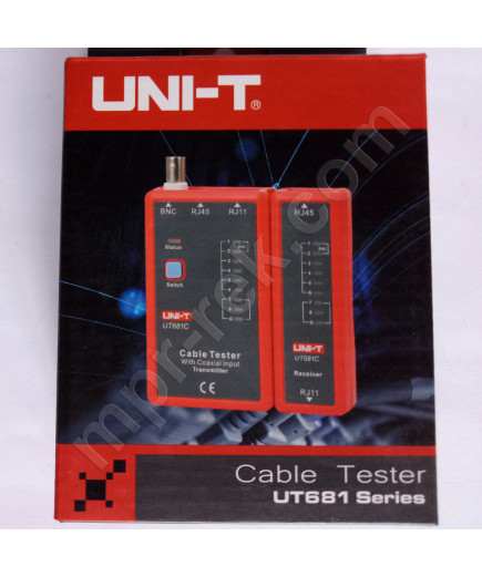 Тестер кабелю UNIT UT681C для інтерфейсу RJ45 RJ11 BNC