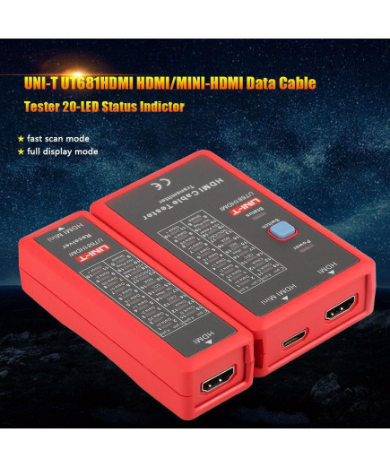 Тестер кабелю UNIT UT681HDMI для інтерфейсу HDMI і mini HDMI