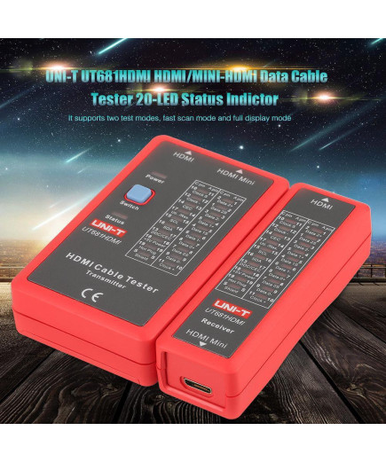 Тестер кабелю UNIT UT681HDMI для інтерфейсу HDMI і mini HDMI