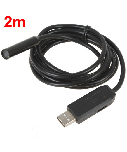 Водонепроникний USB ендоскоп-бороскоп з камерою (2Мп, 2м, Ø7мм) OC10200
