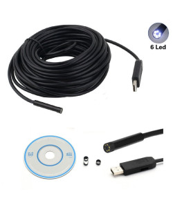 Водонепроникний USB ендоскоп-бороскоп (2Мп, 15м, Ø8мм) ZK11146905
