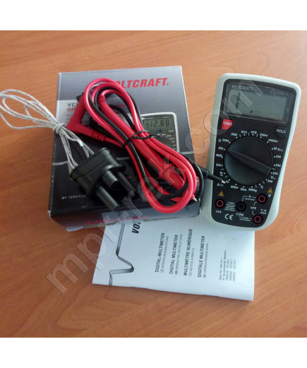 Цифровий мультиметр з функцією NCV Voltcraft VC150-1 (250В, 10А, 20МОм, hFE, 1000°C) Німеччина