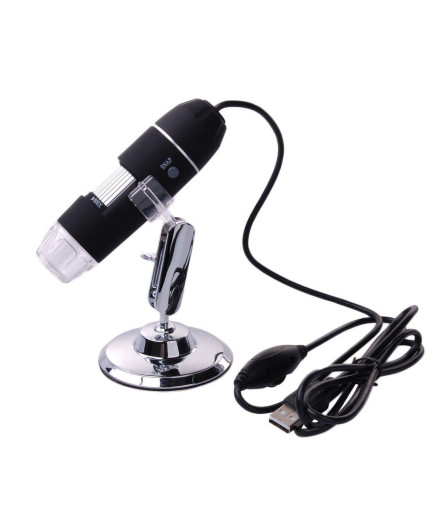Цифровий USB мікроскоп Magnifier SuperZoom 25-200X з LED підсвічуванням