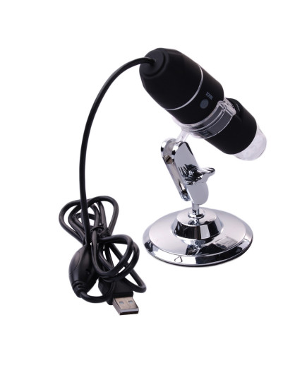 Цифровий USB мікроскоп Magnifier SuperZoom 25-200X з LED підсвічуванням