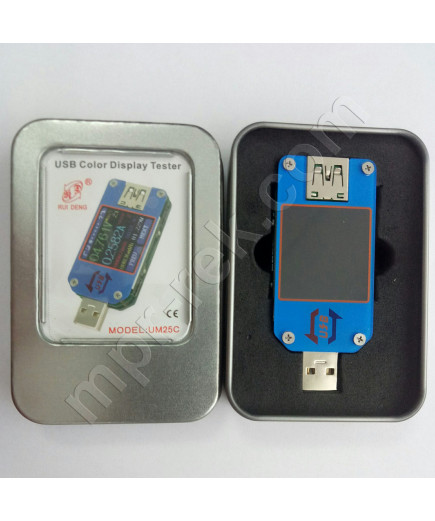 Багатофункціональний USB-тестер RuiDeng UM25C з Bluetooth