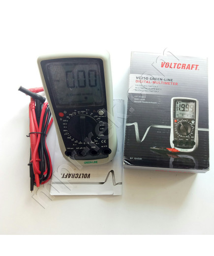 Цифровий мультиметр з АВД Voltcraft VC250 Green-Line (АВД, 600В, 10А, 20МОм) Німеччина