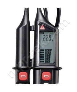 Двополюсний індикатор напруги до 690 AC/DC Voltcraft VC-63 (LED/LCD/зумер) Німеччина