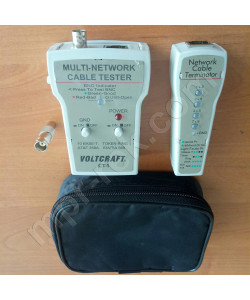 Кабельний тестер (BNC, RJ-45) Voltcraft CT-1
