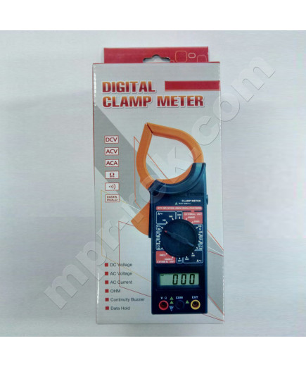 Токовые клещи DT266 (1000 А; AC: 750 V; DC: 1000 V; Ω: 20 КОм; Прозвонка цепи: до 200 Ом)