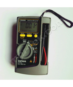 Мультиметр цифровий SUNWA CD800 (600В, 320мА, 32МОм, звукова продзвонювання)