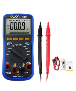 Мультиметр OWON B33+ (напруга, струм, опір, ємність, частота, температура) +Bluetooth +Offline