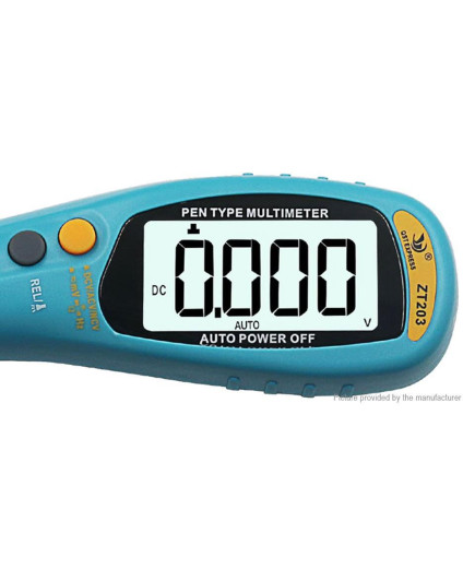 Мультиметр ZOTEK ZT203 (напруга, опір, ємність, частота, тестування діодів, продзвонювання, NCV)