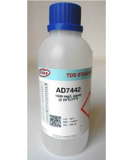 Калібрувальний розчин ADWA AD7442 для TDS-метрів 1500 mg/l ( ppm )