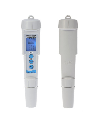 Комбінований вологозахищений EC/TDS/Temp метр TDS/EC-616
