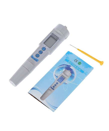 Комбінований вологозахищений EC/TDS/Temp метр TDS/EC-616