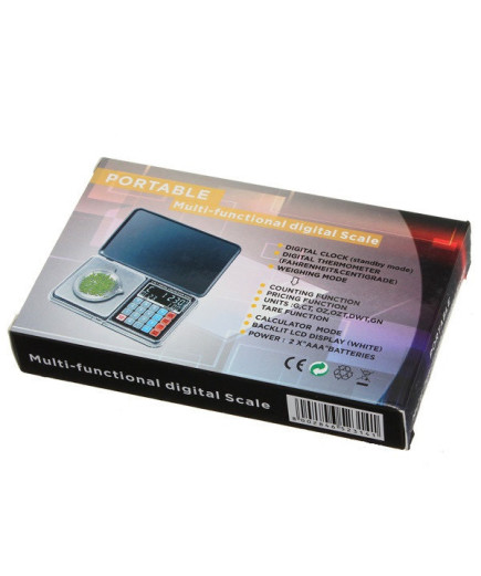 Ваги цифрові мультифункціональні 6 в 1 Pocket Digital Scale Precision DP-01 (0,1/1000 г) (Ваги+калькулятор)