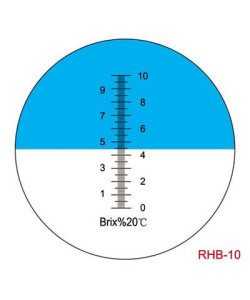 Портативний рефрактометр RHB-10ATC(REF 101/111,HT111ATC) Brix (Сахароза від 0 до 10 %), АТС