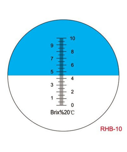 Портативний рефрактометр RHB-10ATC(REF 101/111,HT111ATC) Brix (Сахароза від 0 до 10 %), АТС