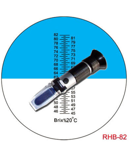 Рефрактометр RHB - 82ATC(HT115ATC) для визначення вмісту сахарози (45-82% Brix)