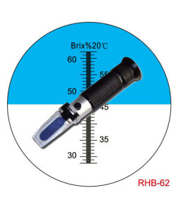 Портативний рефрактометр RHB-62ATC (REF104/114,H) (28-62%Brix) для визначення концентрації сахарози в сиропах