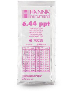 Калібрувальний розчин HI70038 для тдс-метрів 6,44 ppt HANNA