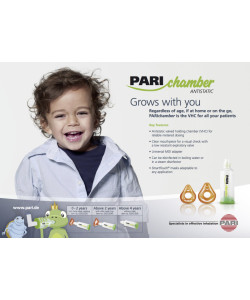 Спейсер Pari Chamber Antistatic c маскою для новонароджених 0-2 року 240 мл