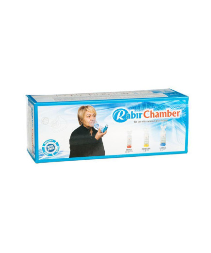 Спейсер Rabir Chamber з маскою для дорослих і дітей від 5 років, 240 мл