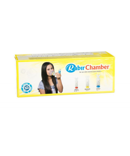 Спейсер Rabir Chamber з маскою для дітей від 1 до 5 років., 240 мл