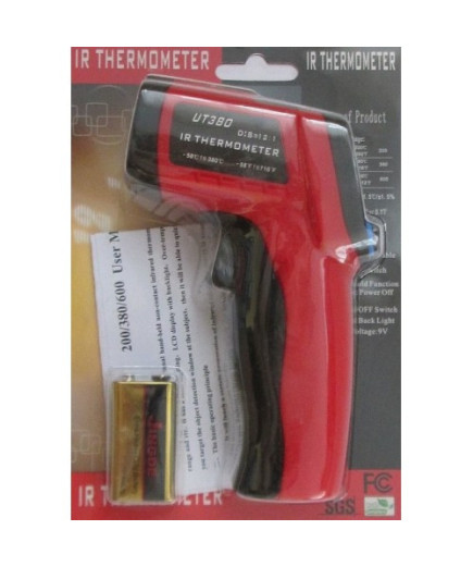 Пірометр UT380 ( -50~380℃) DS:12:1; EMS:0,1-1,0