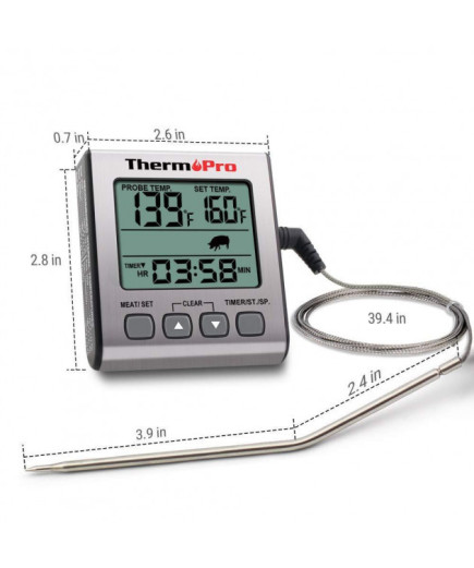 Термометр для м'яса ThermoPro TP-16S (-10°C до 300°C)